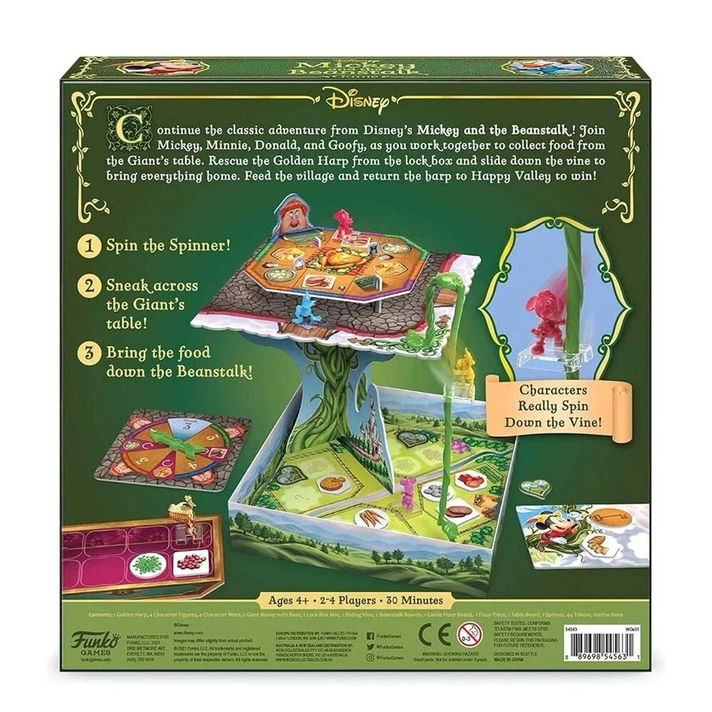 Disney Mickey and The Beanstalk Game NIB FUNKO Games